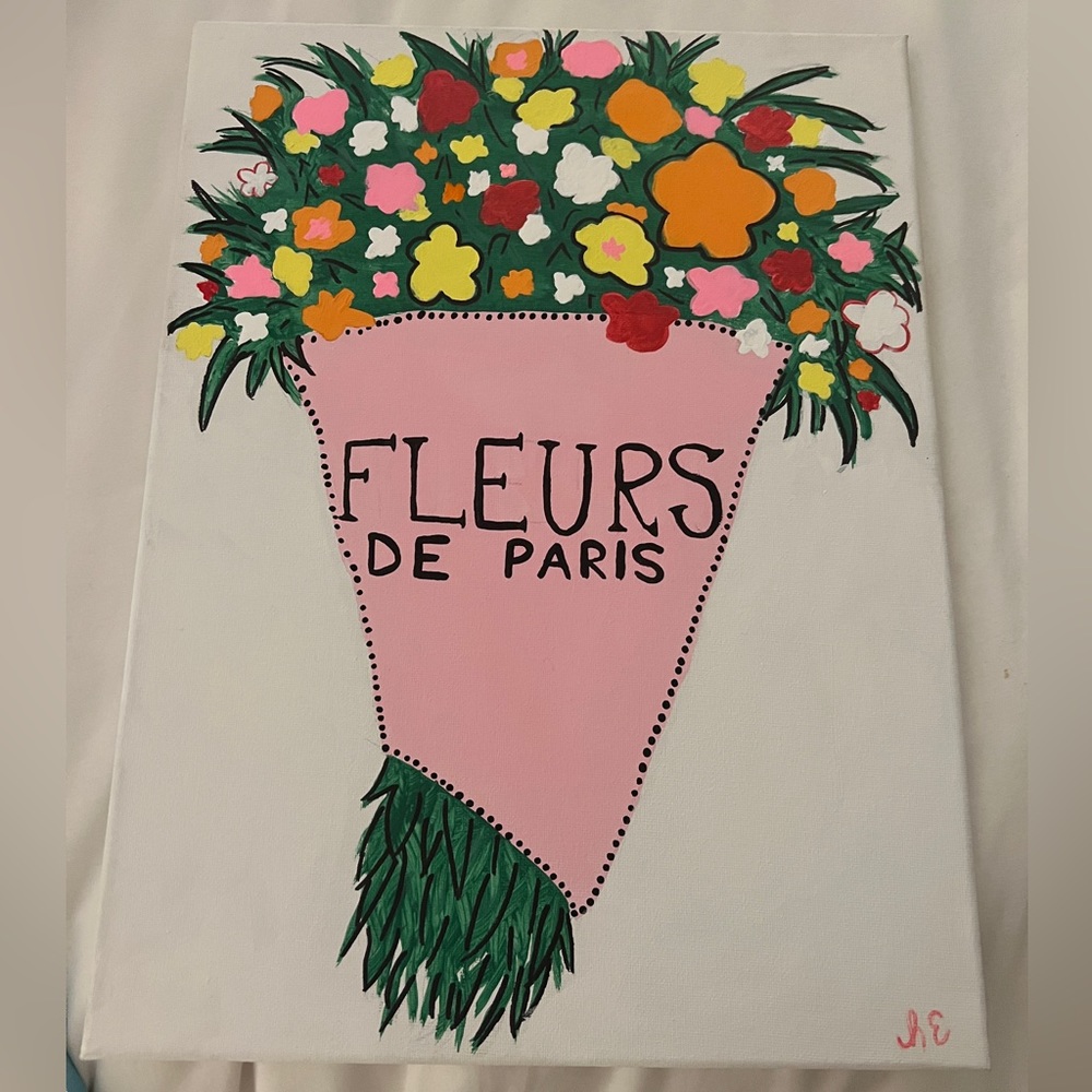 Original painting “Fleurs de paris”